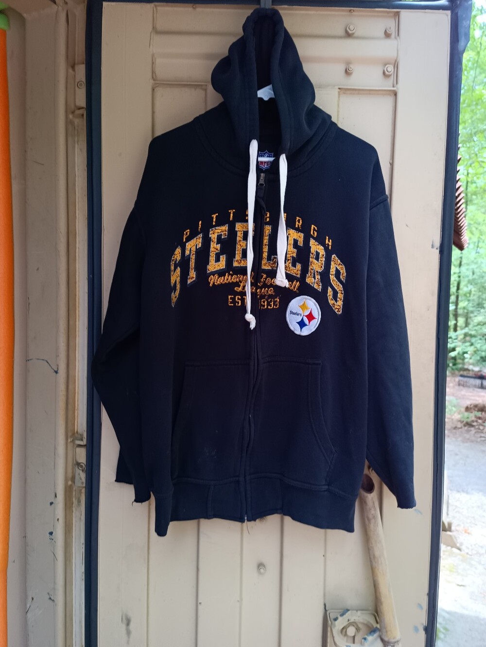 Pittsburgh Steelers Hoodie Jacket Large